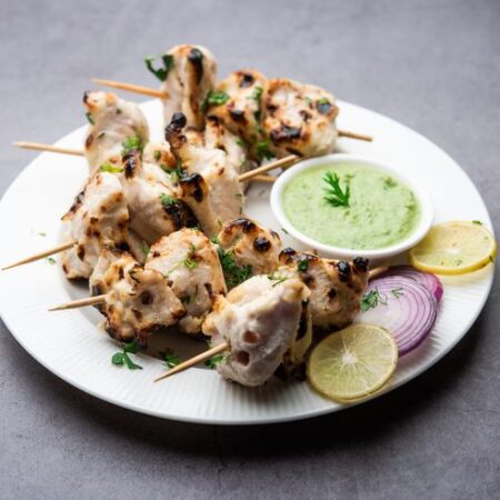 Chicken Tikka 7pcs (Malai, Hariyalic)