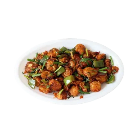 Mushroom Manchurian Dry